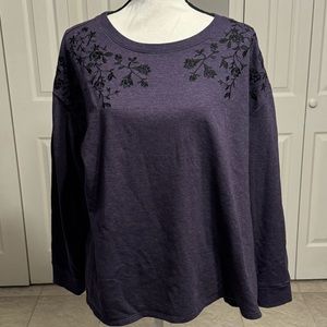 Simply Vera Embroidered Sweater
